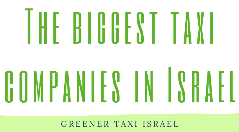 The biggest taxi companies in israel